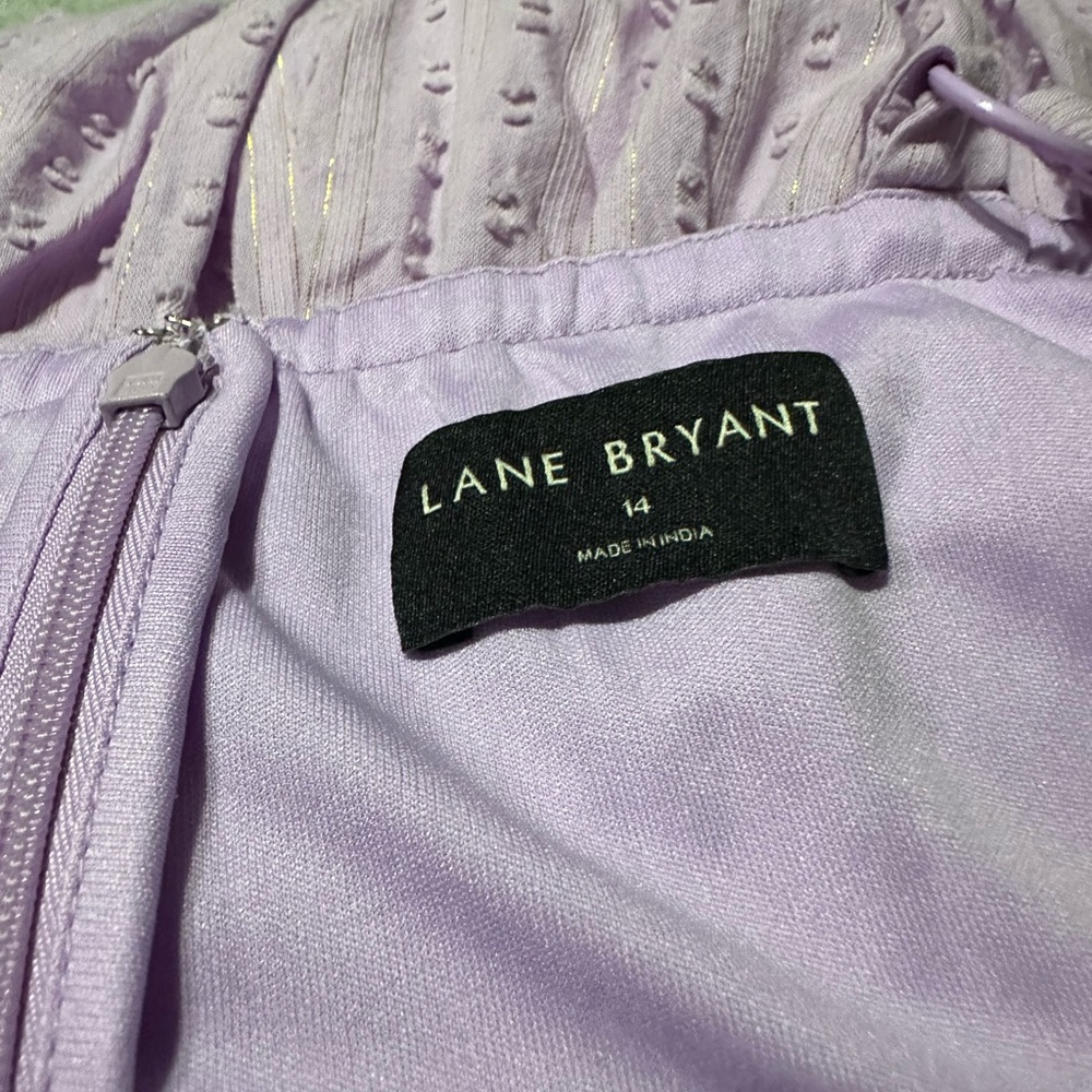 Lane Bryant Lavender Textured Dress